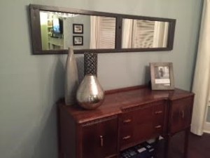 daughter's dining room mirror
